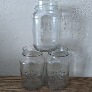 Joe's Crab Shack Summer 2010 Mason Jar Glasses Set of 3
